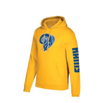 Men's Los Angeles Rams Yellow Pullover Hoodie Men's Los Angeles Rams Yellow Pullover Hoodie