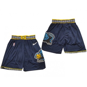 Men's Memphis Grizzlies 75th Anniversary Navy Shorts (Run Small) Men's Memphis Grizzlies 75th Anniversary Navy Shorts (Run Small)