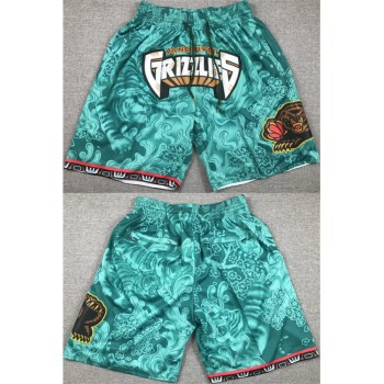 Men's Memphis Grizzlies Aqua Shorts (Run Small) Men's Memphis Grizzlies Aqua Shorts (Run Small)
