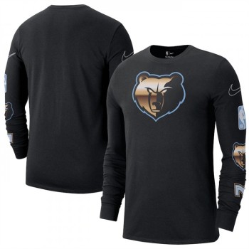 Men's Memphis Grizzlies Black 2022/23 City Edition Essential Expressive Long Sleeve T-Shirt Men's Memphis Grizzlies Black 2022/23 City Edition Essential Expressive Long Sleeve T-Shirt