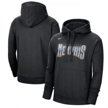 Men's Memphis Grizzlies Black 2022/23 City Edition Essential Pullover Hoodie Men's Memphis Grizzlies Black 2022/23 City Edition Essential Pullover Hoodie