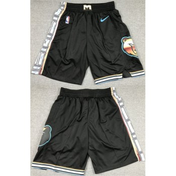 Men's Memphis Grizzlies Black Shorts (Run Small) Men's Memphis Grizzlies Black Shorts (Run Small)