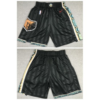 Men's Memphis Grizzlies Black Shorts (Run Small) Men's Memphis Grizzlies Black Shorts (Run Small)
