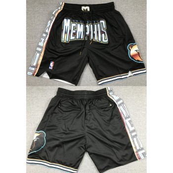 Men's Memphis Grizzlies City Edition Black Shorts (Run Small) Men's Memphis Grizzlies City Edition Black Shorts (Run Small)