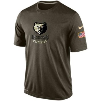 Men's Memphis Grizzlies Salute To Service Dri-FIT T-Shirt Men's Memphis Grizzlies Salute To Service Dri-FIT T-Shirt