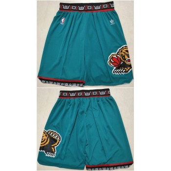 Men's Memphis Grizzlies Teal Shorts (Run Small) Men's Memphis Grizzlies Teal Shorts (Run Small)