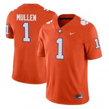 Men's Memphis Tigers #1 Trayvon Mullen Orange Game Jersey Men's Memphis Tigers #1 Trayvon Mullen Orange Game Jersey
