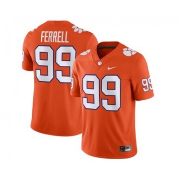 Men's Memphis Tigers #99 Clelin Ferrell Orange Game Jersey Men's Memphis Tigers #99 Clelin Ferrell Orange Game Jersey