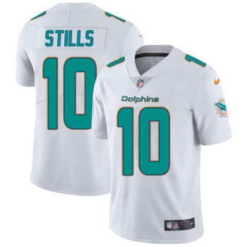 Men's Miami Dolphins #10 Kenny Stills White Vapor Untouchable NFL Limited Stitched Jersey Men's Miami Dolphins #10 Kenny Stills White Vapor Untouchable NFL Limited Stitched Jersey