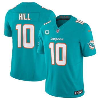 Men's Miami Dolphins #10 Tyreek Hill Aqua 2023 F.U.S.E With 2-Star C Patch Vapor Limited Stitched Football Jersey Men's Miami Dolphins #10 Tyreek Hill Aqua 2023 F.U.S.E With 2-Star C Patch Vapor Limited Stitched Football Jersey