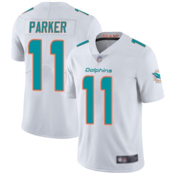 Men's Miami Dolphins #11 DeVante Parker White Vapor Untouchable NFL Limited Stitched Jersey Men's Miami Dolphins #11 DeVante Parker White Vapor Untouchable NFL Limited Stitched Jersey