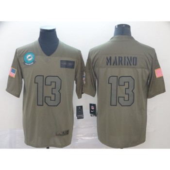 Men's Miami Dolphins #13 Dan Marino 2019 Camo Salute To Service Limited Stitched NFL Jersey Men's Miami Dolphins #13 Dan Marino 2019 Camo Salute To Service Limited Stitched NFL Jersey