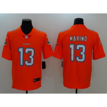 Men's Miami Dolphins #13 Dan Marino Orange Vapor Untouchable Player Limited Jersey Men's Miami Dolphins #13 Dan Marino Orange Vapor Untouchable Player Limited Jersey