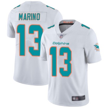 Men's Miami Dolphins #13 Dan Marino White Vapor Untouchable Player Limited Jersey Men's Miami Dolphins #13 Dan Marino White Vapor Untouchable Player Limited Jersey