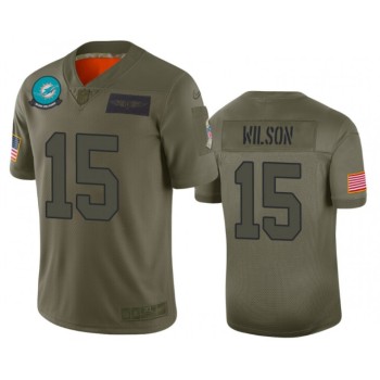 Men's Miami Dolphins #15 Albert Wilson 2019 Camo Salute To Service Limited Stitched NFL Jersey Men's Miami Dolphins #15 Albert Wilson 2019 Camo Salute To Service Limited Stitched NFL Jersey