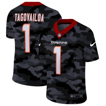 Men's Miami Dolphins #1 Tua Tagovailoa 2020 Camo Limited Stitched NFL Jersey Men's Miami Dolphins #1 Tua Tagovailoa 2020 Camo Limited Stitched NFL Jersey