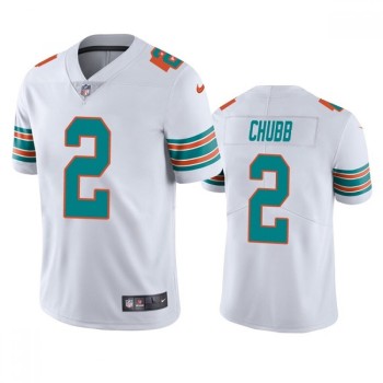 Men's Miami Dolphins #2 Bradley Chubb White Color Rush Limited Stitched Football Jersey Men's Miami Dolphins #2 Bradley Chubb White Color Rush Limited Stitched Football Jersey
