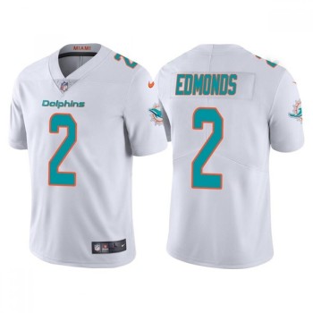 Men's Miami Dolphins #2 Chase Edmonds White Vapor Untouchable Limited Stitched Football Jersey Men's Miami Dolphins #2 Chase Edmonds White Vapor Untouchable Limited Stitched Football Jersey
