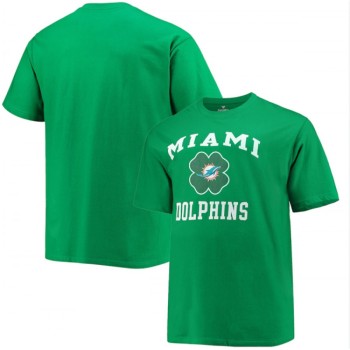 Men's Miami Dolphins Kelly Green Big & Tall St. Patrick's Day Celtic T-Shirt Men's Miami Dolphins Kelly Green Big & Tall St. Patrick's Day Celtic T-Shirt