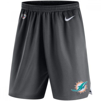 Men's Miami Dolphins Charcoal Knit Performance Shorts