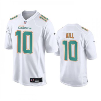 Men's Miami Dolphins #10 Tyreek Hill White Fashion Vapor Untouchable Stitched Football Jersey Men's Miami Dolphins #10 Tyreek Hill White Fashion Vapor Untouchable Stitched Football Jersey