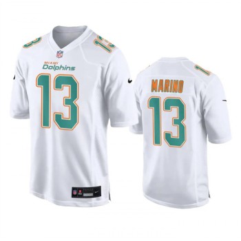 Men's Miami Dolphins #13 Dan Marino White Fashion Vapor Untouchable Stitched Football Jersey Men's Miami Dolphins #13 Dan Marino White Fashion Vapor Untouchable Stitched Football Jersey