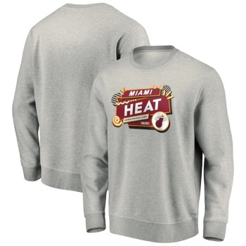 Men's Miami Heat 2020 Grey Eastern Conference Champions Balanced Attack Pullover Sweatshirt Men's Miami Heat 2020 Grey Eastern Conference Champions Balanced Attack Pullover Sweatshirt