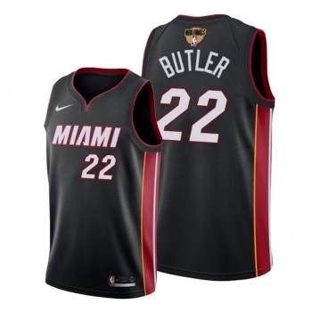 Men's Miami Heat #22 Jimmy Butler 2020 Black Finals Bound Icon Edition Swingman Stitched Jersey Men's Miami Heat #22 Jimmy Butler 2020 Black Finals Bound Icon Edition Swingman Stitched Jersey