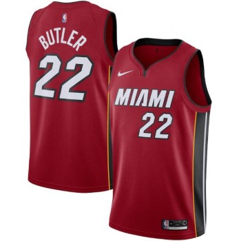 Men's Miami Heat #22 Jimmy Butler Red Statement Edition Swingman Stitched Jersey Men's Miami Heat #22 Jimmy Butler Red Statement Edition Swingman Stitched Jersey