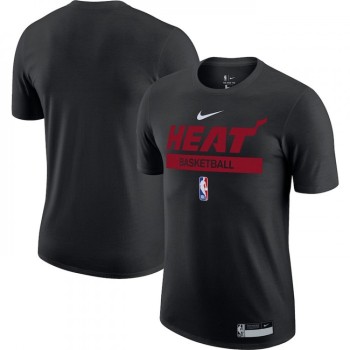 Men's Miami Heat Black 2022/23 Legend On-Court Practice Performance T-Shirt Men's Miami Heat Black 2022/23 Legend On-Court Practice Performance T-Shirt