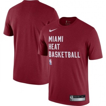 Men's Miami Heat Red 2023/24 Sideline Legend Performance Practice T-Shirt Men's Miami Heat Red 2023/24 Sideline Legend Performance Practice T-Shirt