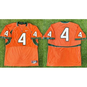 Men's Miami Hurricanes #4 Devin Hester Orange Stitched Football Stitched Jersey Men's Miami Hurricanes #4 Devin Hester Orange Stitched Football Stitched Jersey