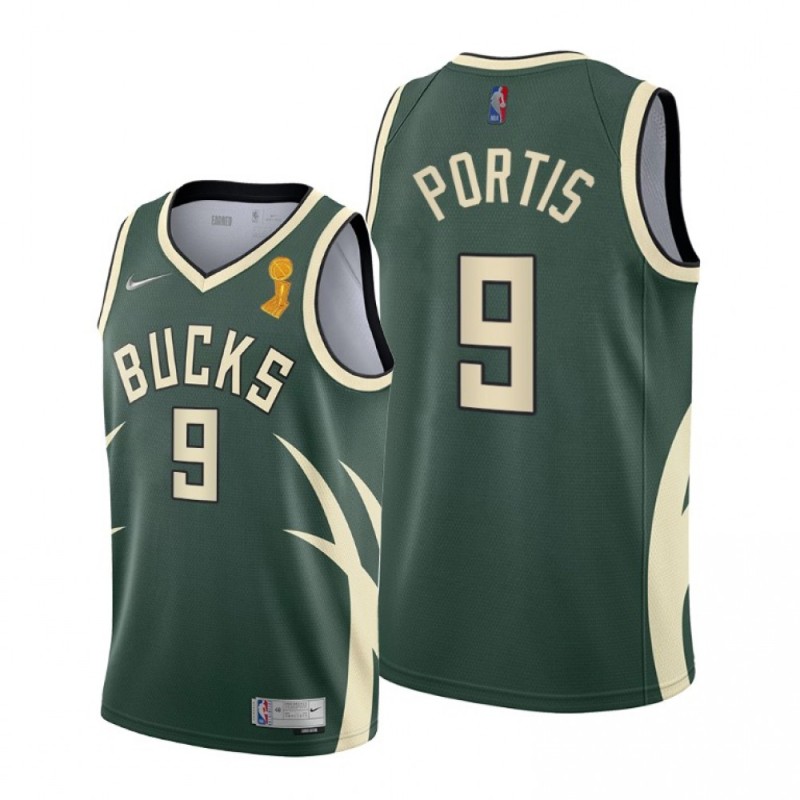 Men's Milwaukee Bucks #9 Bobby Portis 2021 Green Finals Champions Stitched Basketball Jersey Men's Milwaukee Bucks #9 Bobby Portis 2021 Green Finals Champions Stitched Basketball Jersey