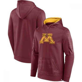 Men's Minnesota Golden Gophers Maroon On The Ball Pullover Hoodie Men's Minnesota Golden Gophers Maroon On The Ball Pullover Hoodie