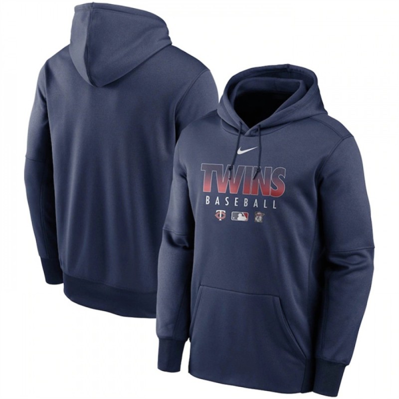 Men's Minnesota Twins Navy 2022 Performance Pullover Hoodie Men's Minnesota Twins Navy 2022 Performance Pullover Hoodie