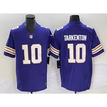 Men's Minnesota Vikings #10 Fran Tarkenton Purple 2023 F.U.S.E. Vapor Untouchable Limited Stitched Jersey Men's Minnesota Vikings #10 Fran Tarkenton Purple 2023 F.U.S.E. Vapor Untouchable Limited Stitched Jersey