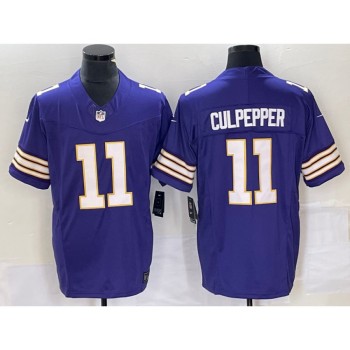 Men's Minnesota Vikings #11 Daunte Culpepper Purple 2023 F.U.S.E. Vapor Untouchable Limited Stitched Jersey Men's Minnesota Vikings #11 Daunte Culpepper Purple 2023 F.U.S.E. Vapor Untouchable Limited Stitched Jersey