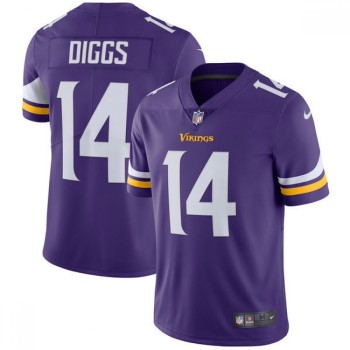 Men's Minnesota Vikings #14 Stefon Diggs Purple Vapor Untouchable Limited Stitched NFL Jersey Men's Minnesota Vikings #14 Stefon Diggs Purple Vapor Untouchable Limited Stitched NFL Jersey