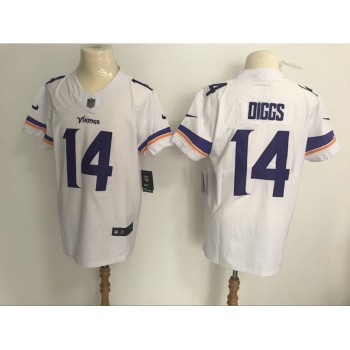 Men's Minnesota Vikings #14 Stefon Diggs White Vapor Untouchable Elite Stitched NFL Jersey Men's Minnesota Vikings #14 Stefon Diggs White Vapor Untouchable Elite Stitched NFL Jersey