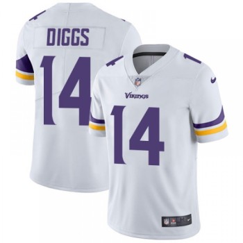 Men's Minnesota Vikings #14 Stefon Diggs White Vapor Untouchable Limited Stitched NFL Jersey Men's Minnesota Vikings #14 Stefon Diggs White Vapor Untouchable Limited Stitched NFL Jersey