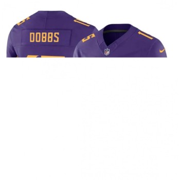 Men's Minnesota Vikings #15 Josh Dobbs Purple 2023 F.U.S.E. Color Rush Stitched Jersey Men's Minnesota Vikings #15 Josh Dobbs Purple 2023 F.U.S.E. Color Rush Stitched Jersey
