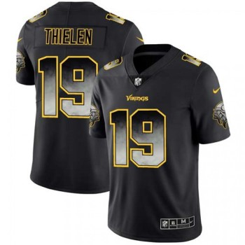 Men's Minnesota Vikings #19 Adam Thielen Black 2019 Smoke Fashion Limited Stitched NFL Jersey Men's Minnesota Vikings #19 Adam Thielen Black 2019 Smoke Fashion Limited Stitched NFL Jersey