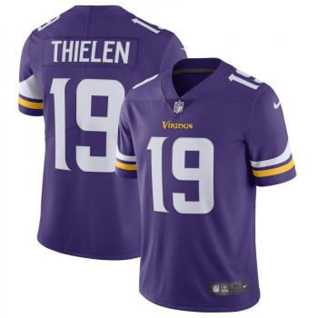 Men's Minnesota Vikings #19 Adam Thielen Purple Vapor Untouchable Limited Stitched NFL Jersey Men's Minnesota Vikings #19 Adam Thielen Purple Vapor Untouchable Limited Stitched NFL Jersey