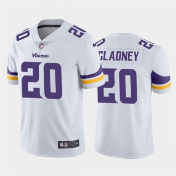 Men's Minnesota Vikings #20 Jeff Gladney White Vapor Untouchable Limited Stitched NFL Jersey Men's Minnesota Vikings #20 Jeff Gladney White Vapor Untouchable Limited Stitched NFL Jersey