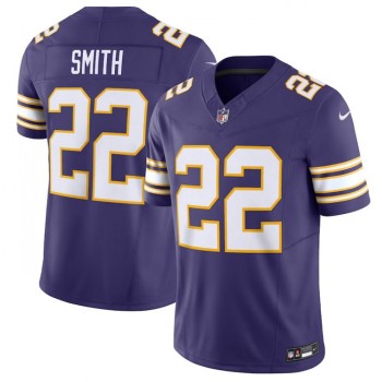 Men's Minnesota Vikings #22 Harrison Smith Purple 2023 F.U.S.E. Vapor Untouchable Stitched Jersey Men's Minnesota Vikings #22 Harrison Smith Purple 2023 F.U.S.E. Vapor Untouchable Stitched Jersey