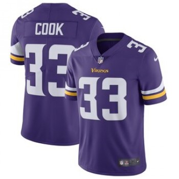 Men's Minnesota Vikings #33 Dalvin Cook Purple Vapor Untouchable Limited Stitched NFL Jersey Men's Minnesota Vikings #33 Dalvin Cook Purple Vapor Untouchable Limited Stitched NFL Jersey