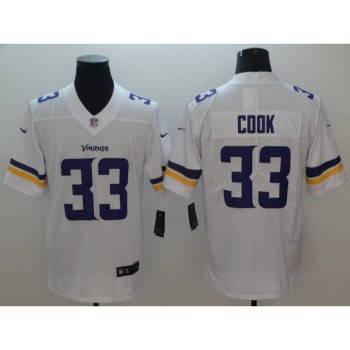 Men's Minnesota Vikings #33 Dalvin Cook White Vapor Untouchable Limited NFL Stitched Jersey Men's Minnesota Vikings #33 Dalvin Cook White Vapor Untouchable Limited NFL Stitched Jersey