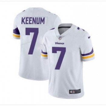 Men's Minnesota Vikings #7 Case Keenum White Vapor Untouchable Limited Stitched NFL Jersey Men's Minnesota Vikings #7 Case Keenum White Vapor Untouchable Limited Stitched NFL Jersey