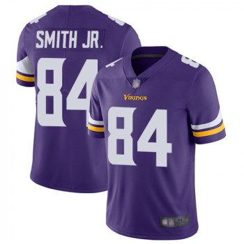 Men's Minnesota Vikings #84 Irv Smith Jr. Purple Vapor Untouchable Limited Stitched NFL Jersey Men's Minnesota Vikings #84 Irv Smith Jr. Purple Vapor Untouchable Limited Stitched NFL Jersey