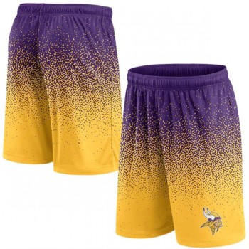 Men's Minnesota Vikings Purple/Gold Ombre Shorts Men's Minnesota Vikings Purple/Gold Ombre Shorts